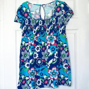 New! Cato Women's Floral Square Neck Top Size: L